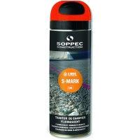 SOPPEC - Traceur de chantier fluo s-mark - orange - 500 ml | PROLIANS
