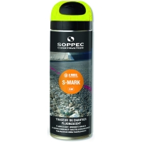 SOPPEC - Traceur de chantier fluo s-mark - jaune - 500 ml | PROLIANS