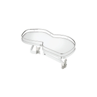 HAFELE - Panier pour meuble de cuisine lemans ii 450 - 25 kg - chromé,fond blanc - gauche | PROLIANS