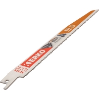 ERKO - Etui de 5 lames de scie sabre pour le bois - 228x19x1,3 mm | PROLIANS