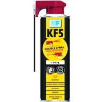 KF - Dégrippant lubrifiant multi-usages kf5 double spray - 650 ml brut / 500 ml net - aérosol | PROLIANS