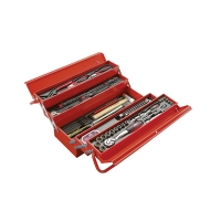 SAM - Caisse à outils métallique avec composition de 113 outils | PROLIANS