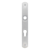 TIRARD - Plaque rectangulaire de propreté aluminium marinea - clé i - 237,5 x 32 mm - blanc | PROLIANS
