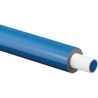 UPONOR - Tube multicouche uni pipe plus pré-isolé bleu 32x3 ep 15mm 25m | PROLIANS