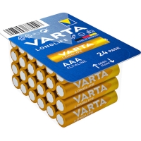 VARTA - Pile longlife - type de pile : lr3/aaa - tension : 1,5 v - nombre de piles : 24 - type de conditionnement : boîte | PROLIANS