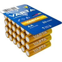 VARTA - Pile longlife - type de pile : lr6/aa - tension : 1,5 v - nombre de piles : 24 - type de conditionnement : boîte | PROLIANS