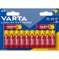 VARTA - Pile longlife power max - lr6/aa -  1,5 v - blister de 12 | PROLIANS
