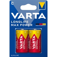 VARTA - Pile longlife power max - lr14/c - 1,5 v - blister de 2 | PROLIANS
