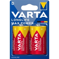 VARTA - Pile longlife power max - lr20/d -  1,5 v - blister de 2 | PROLIANS