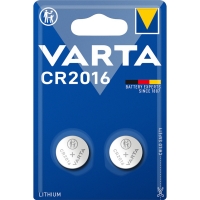VARTA - Piles bouton 3v lithium - type de pile : cr2016 - tension : 3 v - nombre de piles : 2 - type de conditionnement : blister | PROLIANS