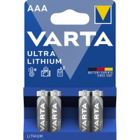 VARTA - Pile ultra lithium - type de pile : lr3/aaa - tension : 1,5 v - nombre de piles : 4 - type de conditionnement : blister | PROLIANS