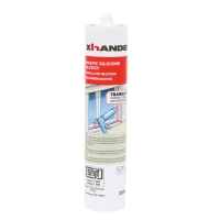 XHANDER - Mastic silicone bâtiment alcoxy - 300 ml - blanc | PROLIANS
