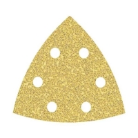 BOSCH - Feuille abrasive triangulaire - dimensions : 93 x 93 mm - grain 40 - (5 pièces) | PROLIANS