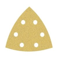BOSCH - Feuille abrasive triangulaire - dimensions : 93 x 93 mm - grain 60 - (5 pièces) | PROLIANS