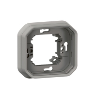 LEGRAND - Support plaque étanche plexo pour montage encastré - 1 poste - gris | PROLIANS