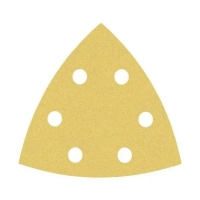BOSCH - Feuille abrasive triangulaire - dimensions : 93 x 93 mm - grain 120 - (5 pièces) | PROLIANS
