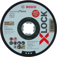 BOSCH - Disque à tronçonner plat d.125mmx1.6 x-lock inox/aci | PROLIANS