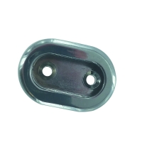 BILCOCQ - Accessoires pour tube de penderie en zamak - chromé - 25 mm | PROLIANS