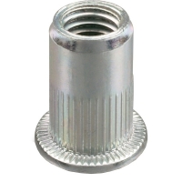 DEGOMETAL - Écrou à sertir cranté aluminium tête ronde gofix m8-19 | PROLIANS