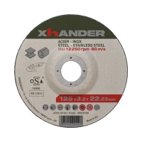 XHANDER - Meule à tronçonner déporté acier/inox - Ø 125 mm - Épaisseur 3,2 | PROLIANS
