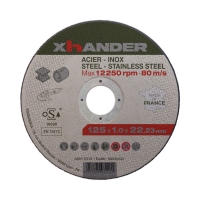 XHANDER - Meule à tronçonner plat acier/inox - Ø 125 mm - Épaisseur 1 | PROLIANS