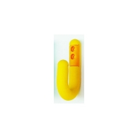 WATTELEZ - Patère simple parkid avec clavette - 1 tête - jaune | PROLIANS