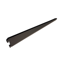 XHANDER - Console pour crémaillère double perforation - 17 cm - noir | PROLIANS