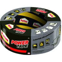 pattex - Ruban adhésif toile américaine power tape - 30 m x 50 mm - gris | PROLIANS