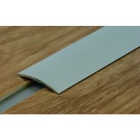dinac - Seuil plat aluminium anodisé adhésif naturel - largeur : 40 mm - longueur : 2,7 mm | PROLIANS