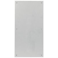 BILCOCQ - Plaque rectangulaire de propreté inox 11-0520-87 - 300 x 150 mm - 8730 | PROLIANS