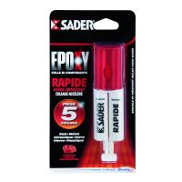 SADER - Colle structurale époxy rapide sader - 25 ml | PROLIANS