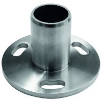 CROSO - Platine d'ancrage ronde pour tube montage au sol inox 304 - 42,4 mm | PROLIANS