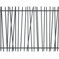 BETAFENCE - Panneau de clôture creazen - 2400 x 1000 mm - coloris : gris ral 7016 | PROLIANS