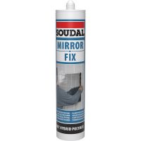 SOUDAL - Mastic polymère spécial miroir mirror fix - 290 ml - blanc | PROLIANS
