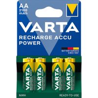 VARTA - Pile rechargeable aa recharge accu power - type de pile : lr6/aa - tension : 1,25 v - nombre de piles : 4 - type de conditionnement : blister | PROLIANS