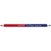 PICA MARKER - Crayon bicolore rouge et bleu - 17,5 cm | PROLIANS