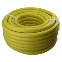 Tuyau arrosage PVC jaune pour le refoulement eau, irrigation