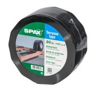 SPAX - Bande adhésive d'étanchéité pour lambourde bois largeur 87 mm en rouleau de 30 mètres | PROLIANS