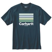 CARHARTT - T-shirt 105910 line graphic bleu nuit | PROLIANS
