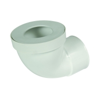 Pipe WC courte à joint - Diamètre : 100 mm - Longueur : 57 mm