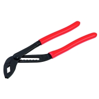 Pince multiprise à branches superposées brunies avec manche gainé PVC 250 mm Capacité de serrage 60 mm