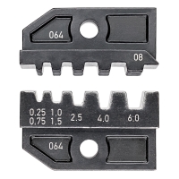 Profil de sertissage 50 x 10 mm pour connecteurs isolés et non isolés 0,25 - 6 mm² pour pince à sertir 97 43 200