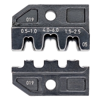 Profil de sertissage 50 x 10 mm pour connecteurs non isolés 0,5 - 6 mm² pour pince à sertir 97 43 200