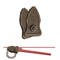 Mâchoire inférieure pour serre-tube à chaîne - 1/8" - 3"