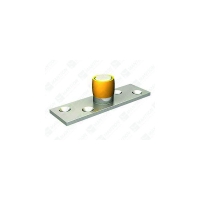Guide bas olive sur platine renforcée pour porte coulissante 1101 SPORTUB - Guide déporté : Non