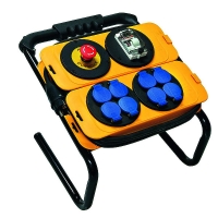 Station de chantier avec protection différentielle - 8M/16/AU - câble H07RN-F 3G2,5