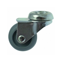 Roulette de meuble à oeil 11507 - Capacité de charge : 30 kg - Diamètre : 42 mm - Fonctionnement : pivotante - Hauteur de la roulette : 64 mm