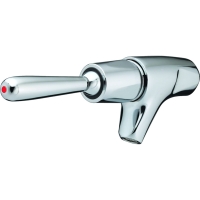 Robinet de lavabo 704 - mural - eau chaude,eau froide