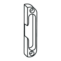 Gâche galet pour menuiserie bois E-11637 - Longueur : 16 mm - A défoncer