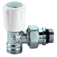 Corps thermostatique équerre mâle - 1/2" - équerre - chromé